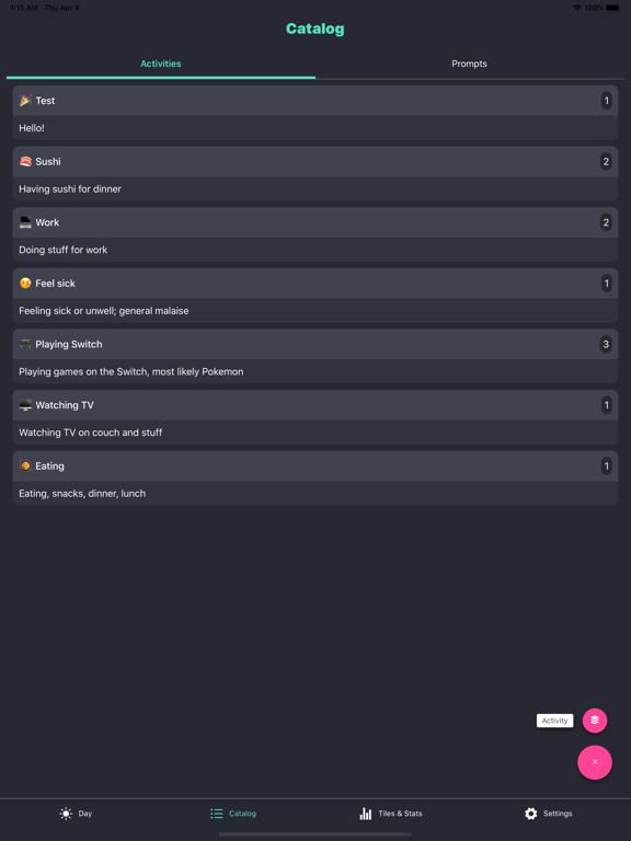 My Daily Report iPad screenshot 5 - Lifestyle app