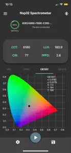 NSP32 nanoLambda Spectrometer screenshot #4 for iPhone