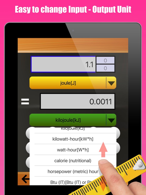Unit of measurement converter iPad screenshot 4 - Utilities app