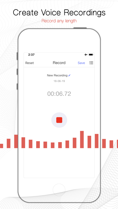 Screenshot #1 pour Voice Recorder App - VRA