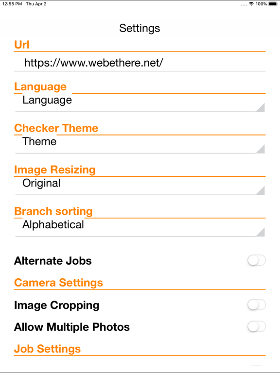 Be There Mystery Shopping iPad screenshot 2 - Business app
