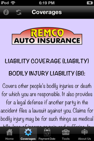 Remco Insurance screenshot 2