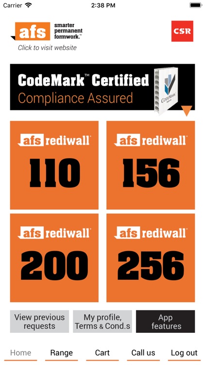 AFS Rediwall Ordering