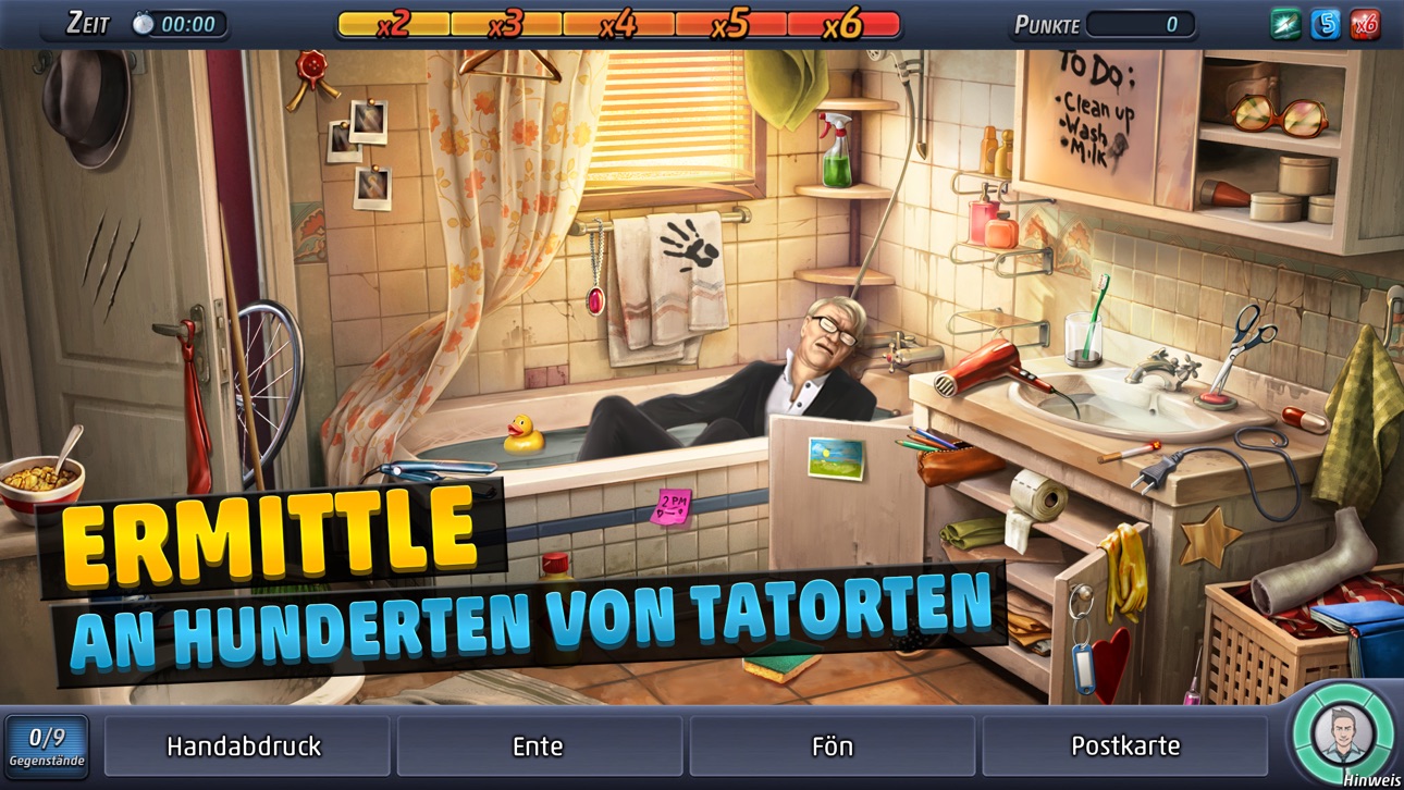 Criminal Case: Hidden Objects iOS Mod IPA screenshot 1 - iOS game interface