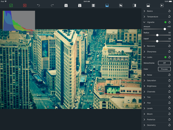 VideoGrade iPad screenshot 2 - Photo & Video app