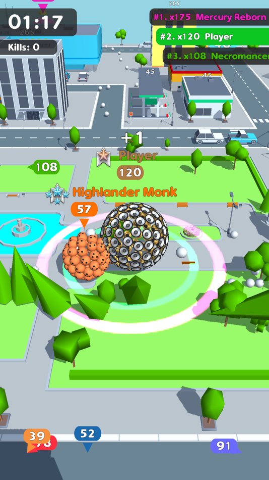 #7. Ballzilla.io (iOS) 由: Happy Bat