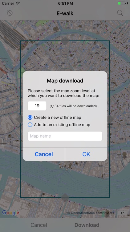 E-walk - Offline maps