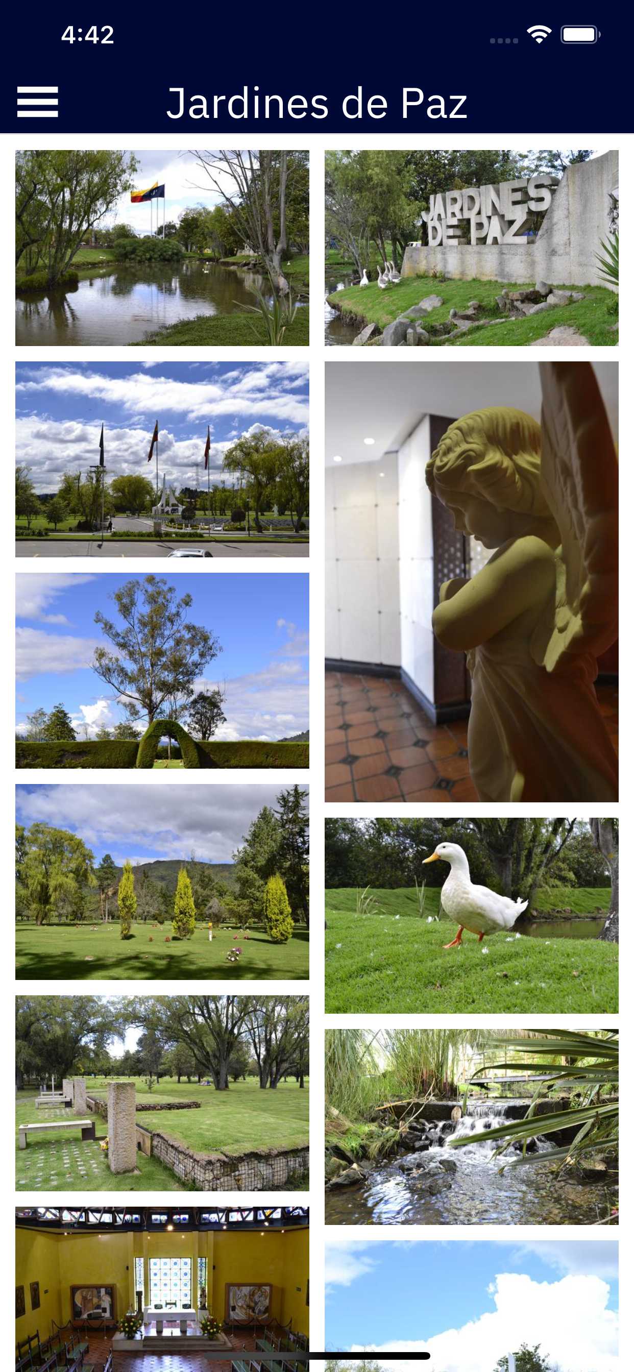 Jardines de paz