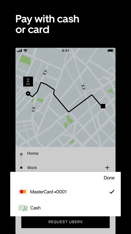 Uber KZ — request taxis
