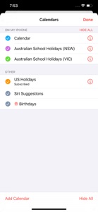 Australian School Holidays screenshot #5 for iPhone