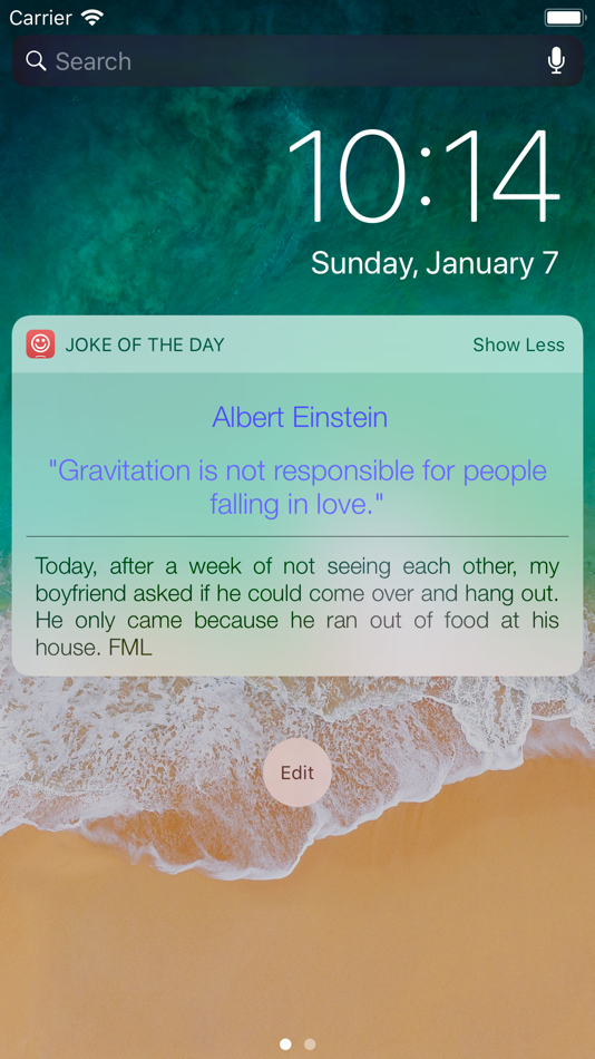 Joke of the Day Widget - 5.3 - (iOS)