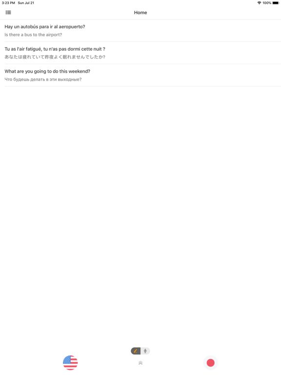 Hi.Translate  Translator iPad screenshot 1 - Utilities app