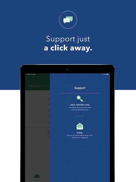 SimpleBills for Residents iPad screenshot