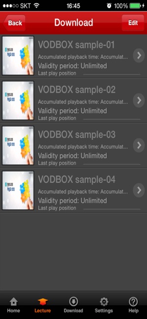 Vodbox をapp Storeで