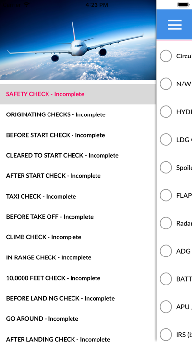Screenshot #2 pour CRJ 200 Checklist