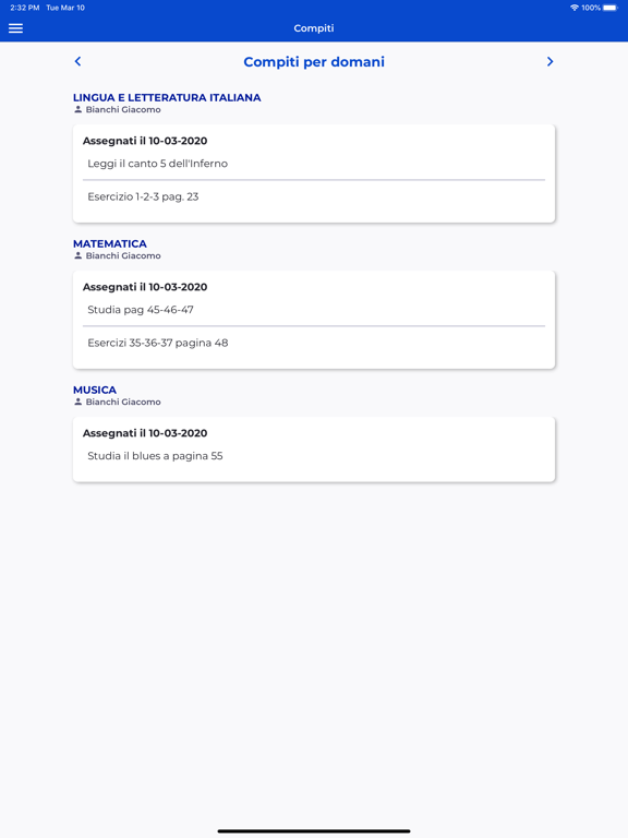 Nuvola - Tutore Studente iPad screenshot 4
