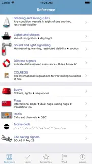 marine rules & signals iphone screenshot 1