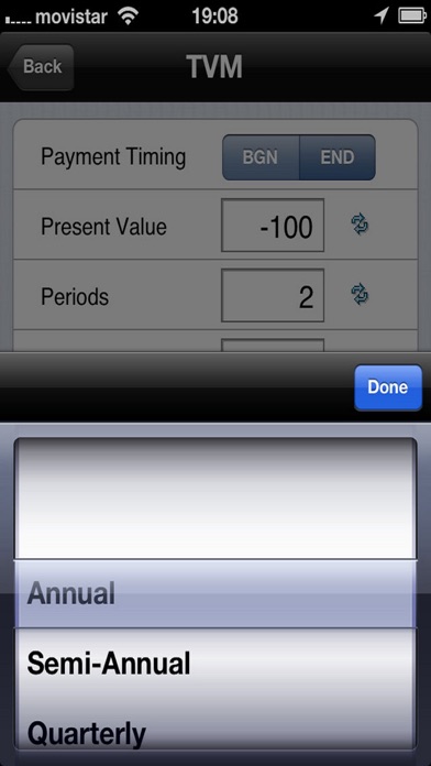 Financial Calculator Screenshot