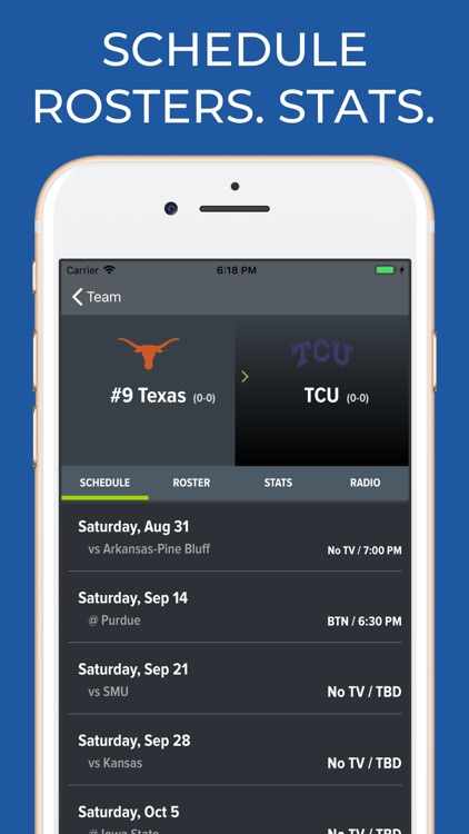 UT Texas Football screenshot-9
