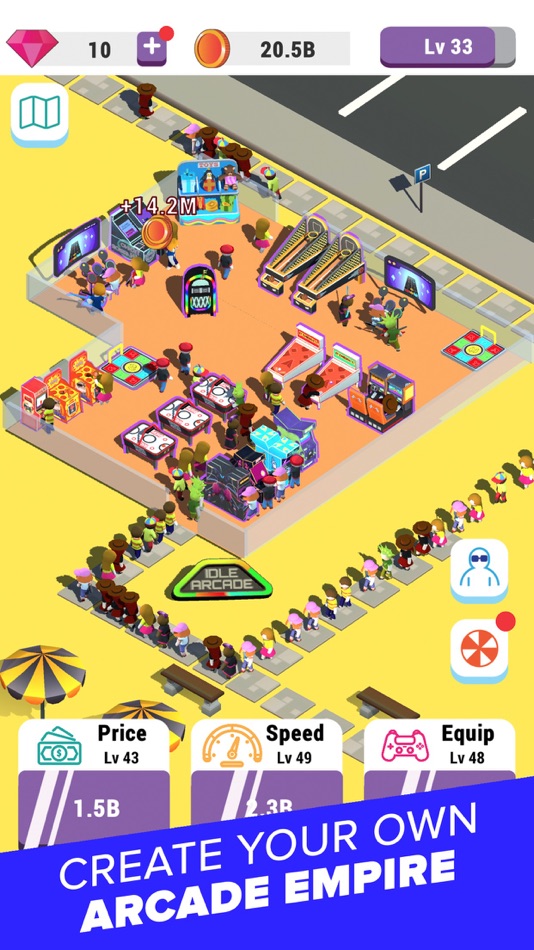 #5. Idle Arcade 3D (iOS) By: QUOK GAMES BILISIM TEKNOLOJI TICARET ANONIM SIRKETI