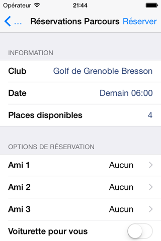 Golf de Grenoble Bresson screenshot 3