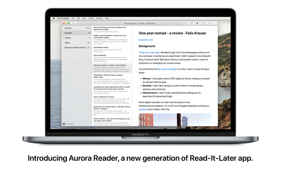 Aurora Reader - 3.6.2 - (macOS)