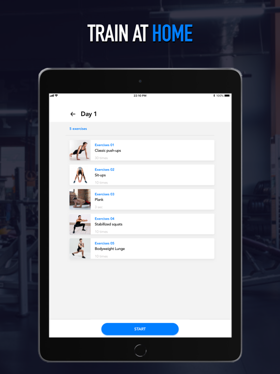 Screenshot #6 pour HomeFit Men: Home Workouts