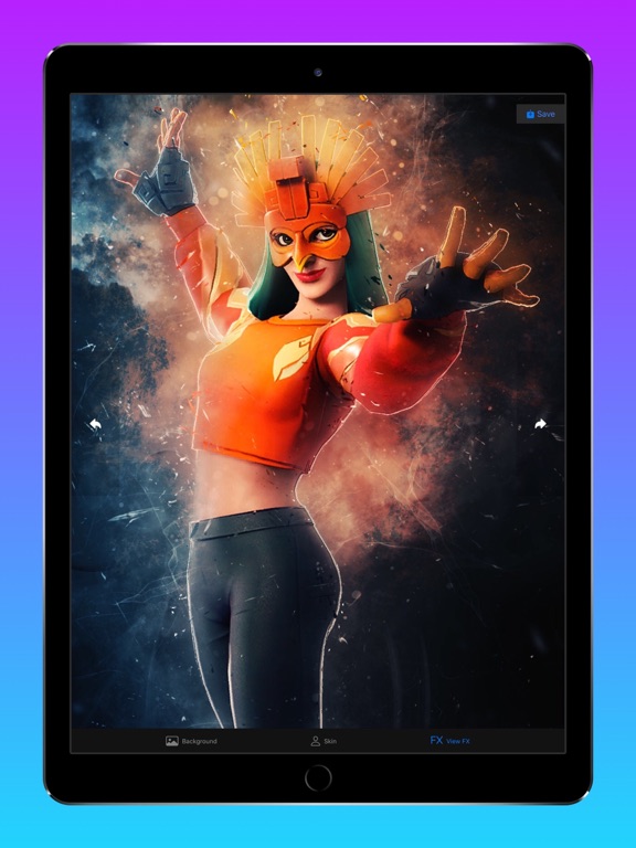 Wallpapers Skins FX Maker iPad screenshot 5 - Entertainment app
