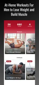 At Home Workouts for Men screenshot #1 for iPhone