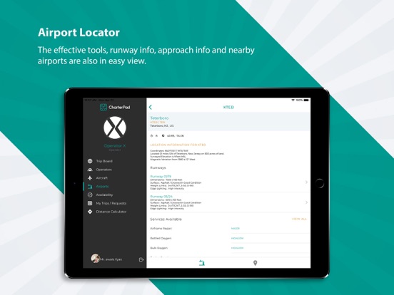 CharterPad iPad screenshot 5 - Travel app