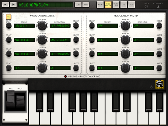 iSEM Synthesizer iPad app afbeelding 4