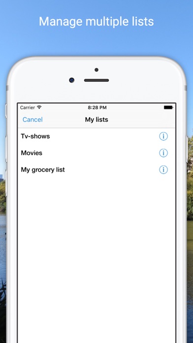 Screenshot #3 pour Listy - share lists