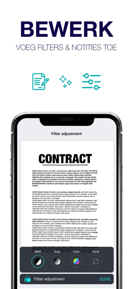 Scanner App Scan en Onderteken