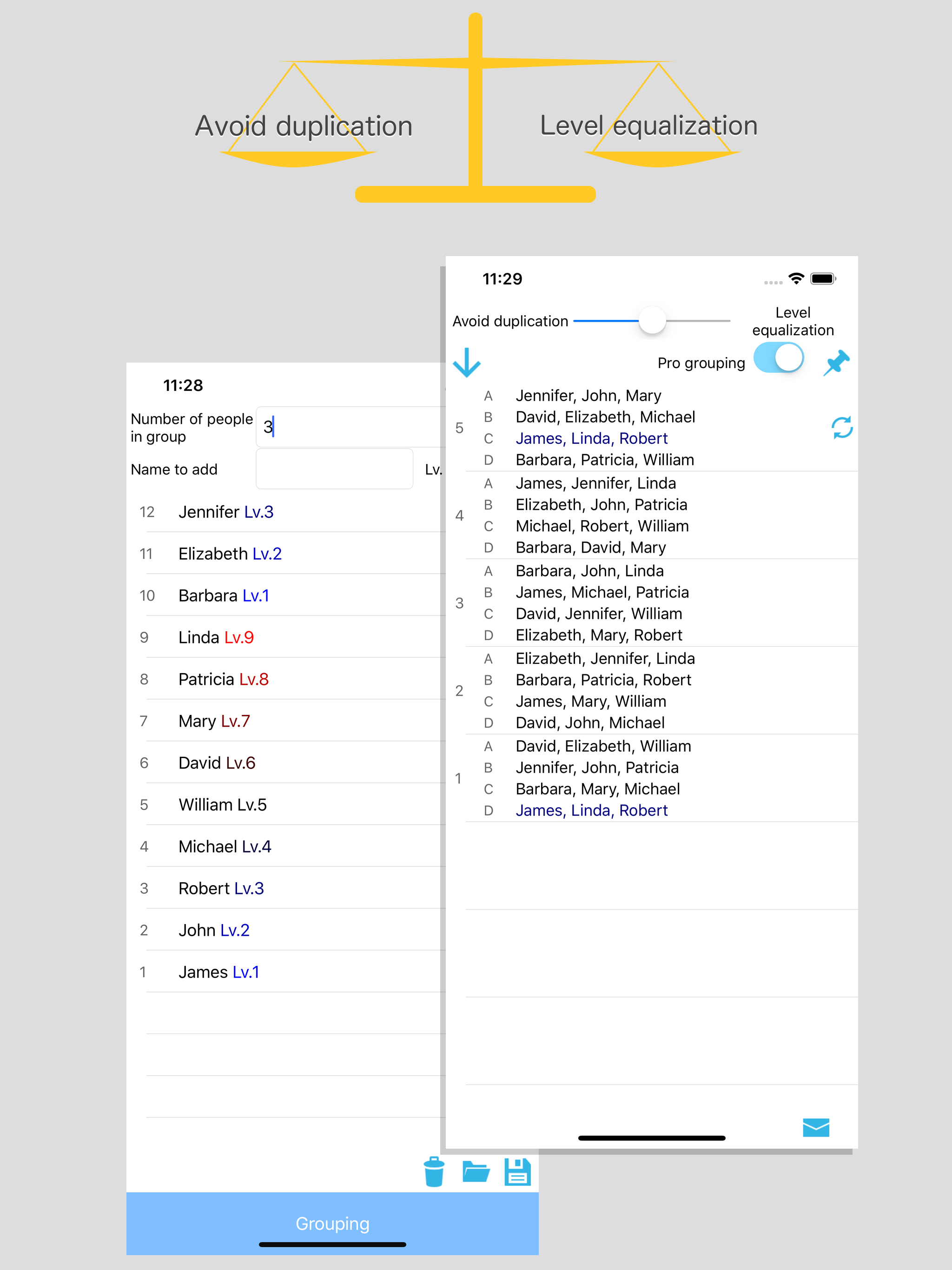Non-overlapping Grouping Pro screenshot 4