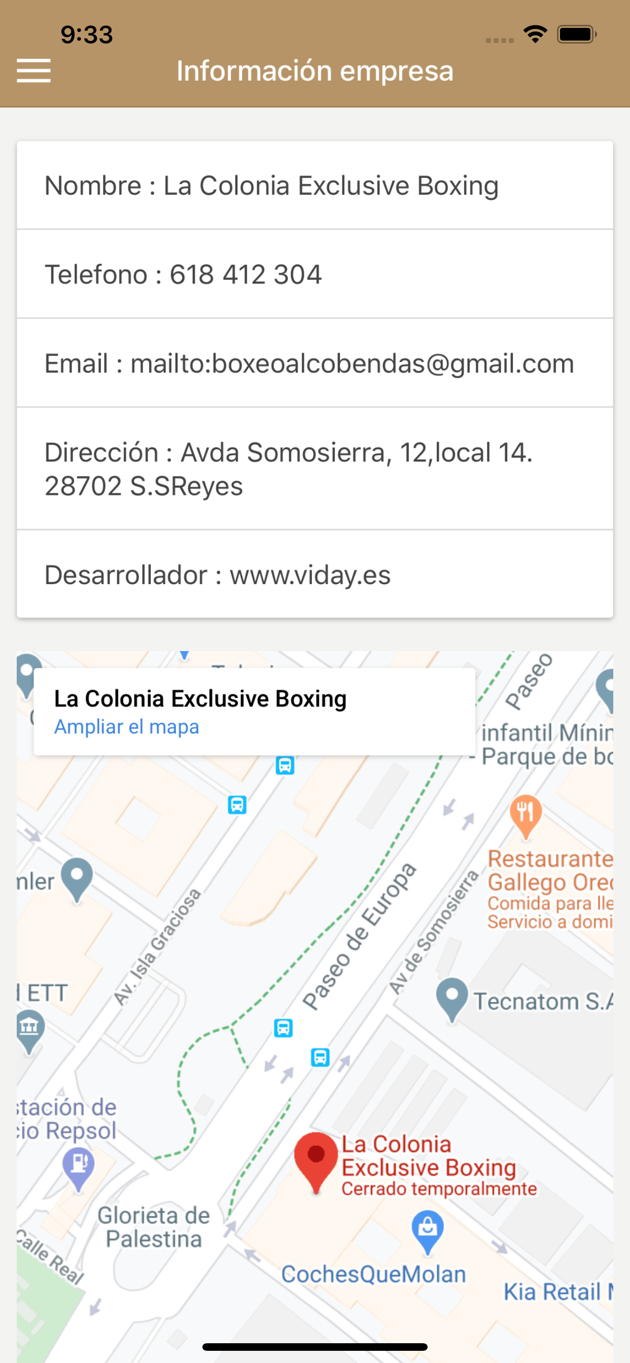 La Colonia Exclusive Boxing screenshot 3