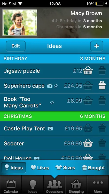 Gift Plan screenshot 6 of 6