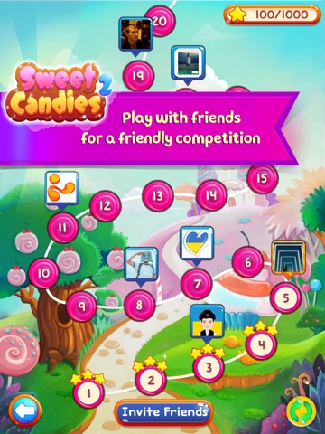 Sweet Candies 2: Match 3 Gamesのおすすめ画像5