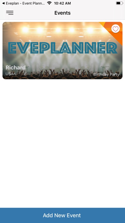 Eveplanner - Event Planner App screenshot-3