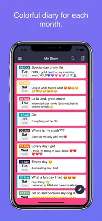 Diary with lock: Screenshot 1 von 5