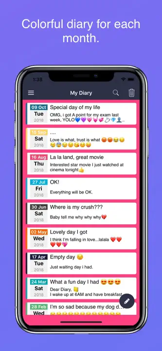 Diary with lock: Screenshot 1 von 5