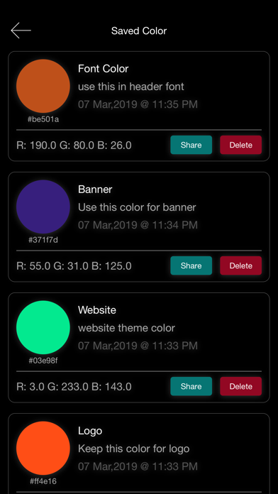 Color Picker Quick screenshot 4