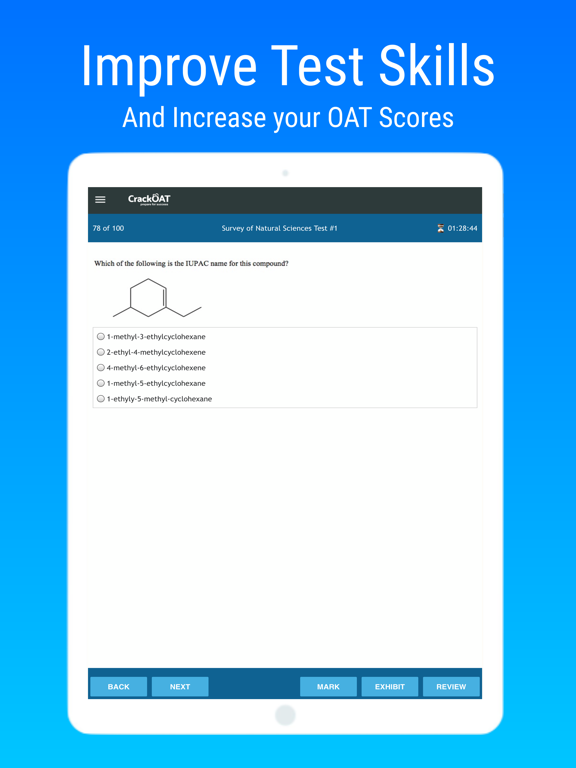 Crack OAT Optometry Test Prep iPad screenshot 4 - Education app