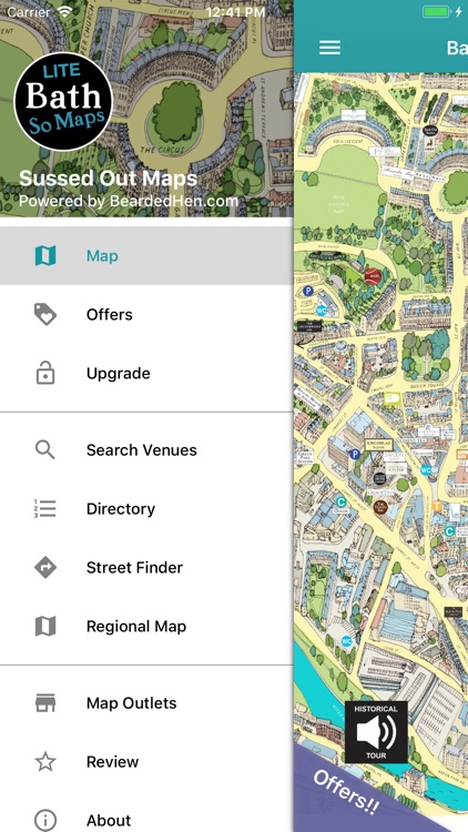 Bath Sussed Out Tourist Map screenshot-4