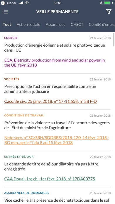 Screenshot #1 pour Veille Permanente
