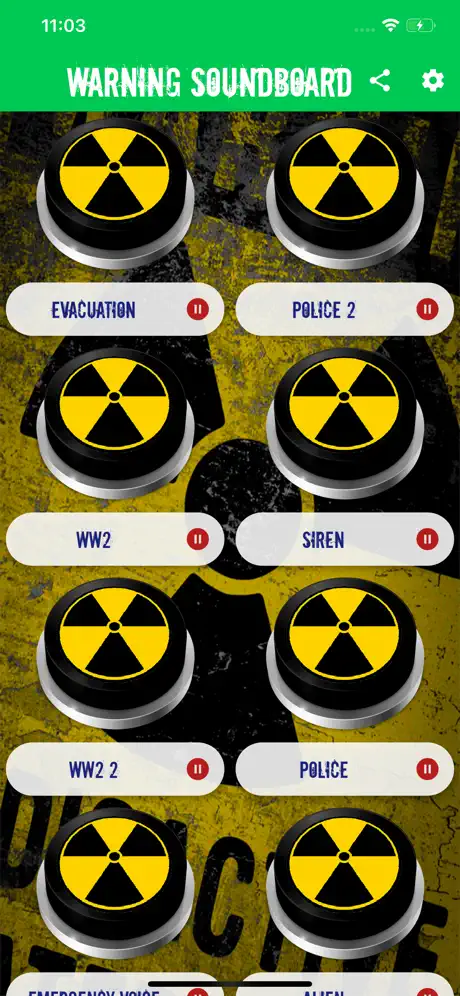Alarmas de emergencia Botonera