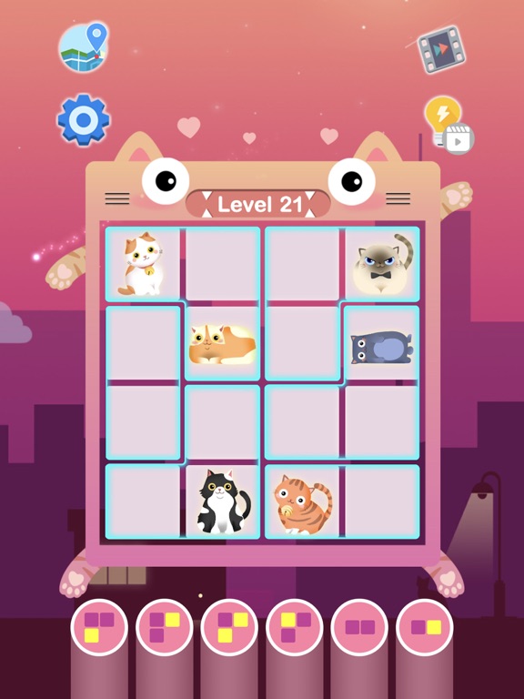 Screenshot #6 pour Sleeping Cat-Block Puzzle Game