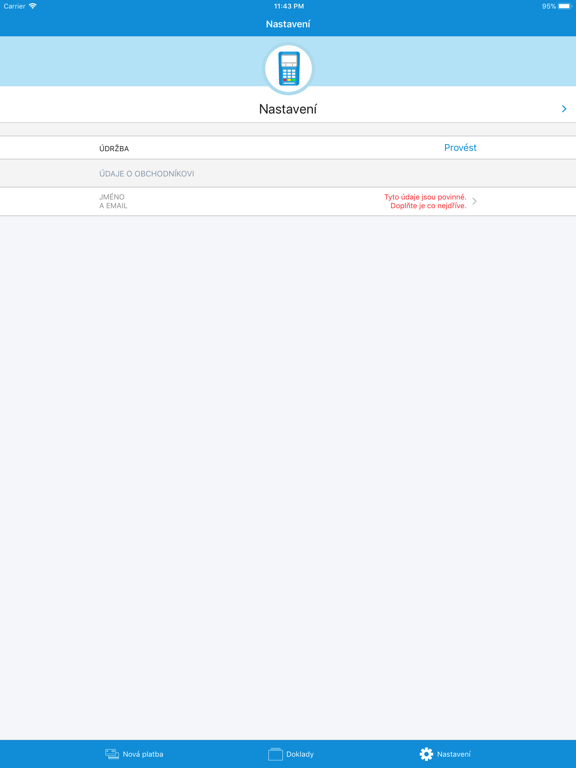 Screenshot #6 pour mPOS aplikace