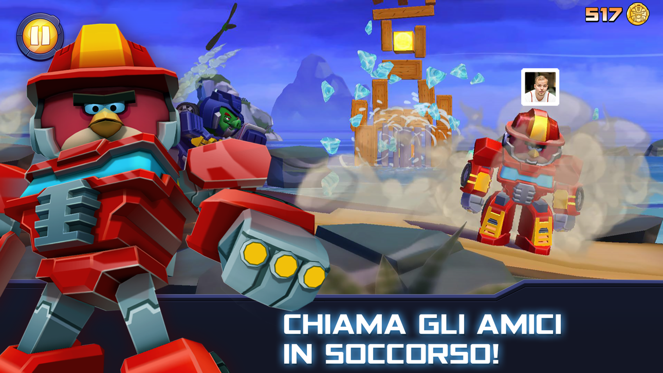 Angry Birds Transformers iOS Mod IPA screenshot 3 - iOS game interface