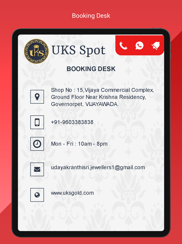 UKS GOLD Spot - VIJAYWADA