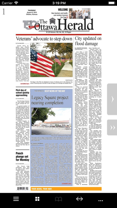 Ottawa Daily Herald eEdition Screenshot